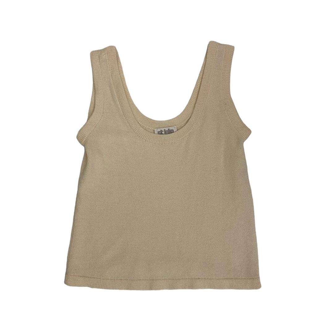 St. John Sweater Tank Top